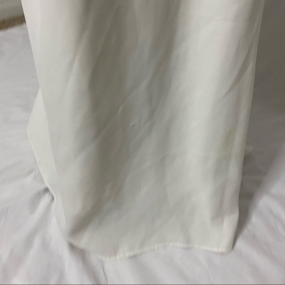 Tadashi Shoji Too White Gray Gown - Picture 6 of 13